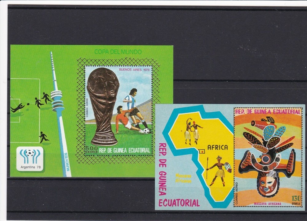 equatorial guinea mint never hinged  stamps sheets ref r9557