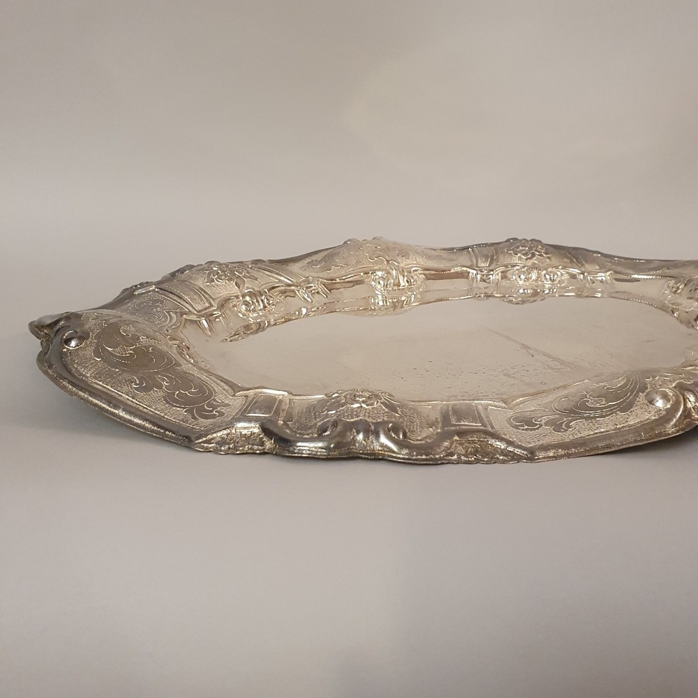 Antique Silver Plated Tray