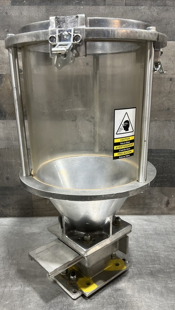 Bunting Magnetics Co. Material Hopper Bin. Used Surplus
