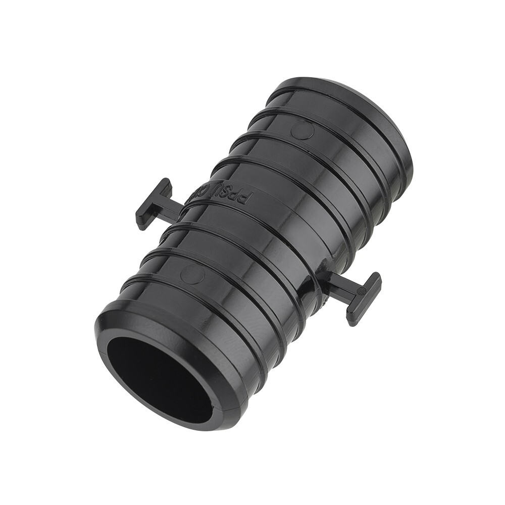 EFIELD 5 PCS Poly Crimp Pex Fitting 1" X 1" Straight Coupling With Position Tab