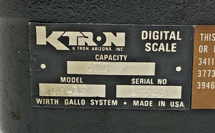 KTRON CS-IR Digital Shipping Postal Scale Max 6kg 42E