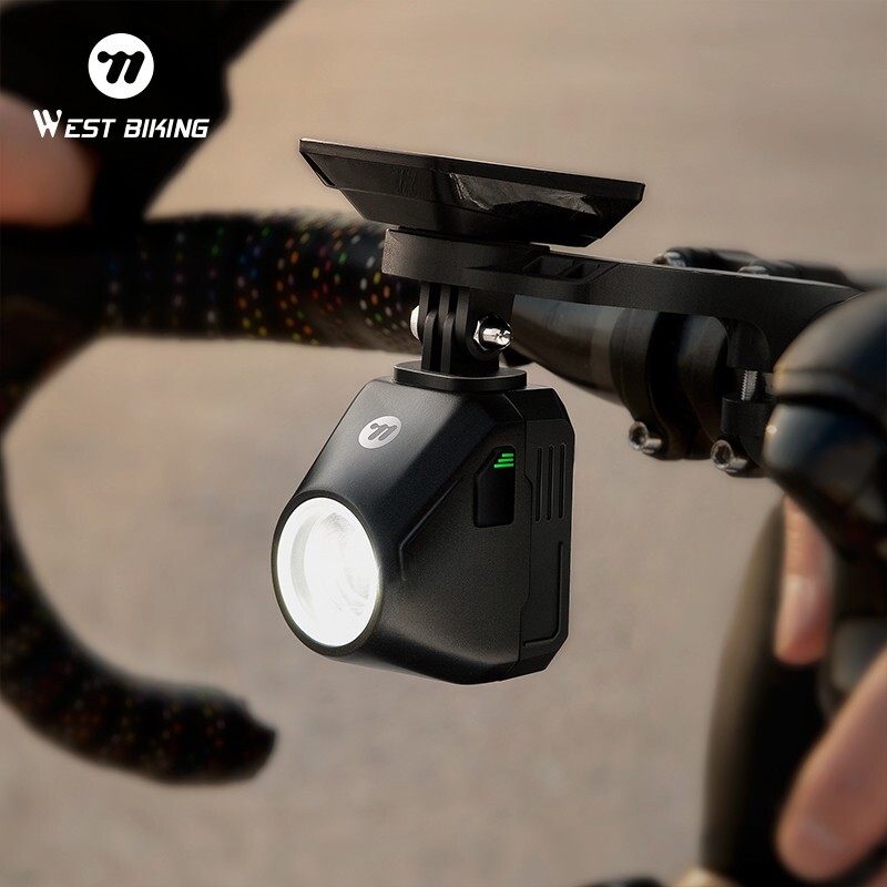 WEST BIKING Bike Head Light 1600LM Wireless Remote Control Bicycle Front Light