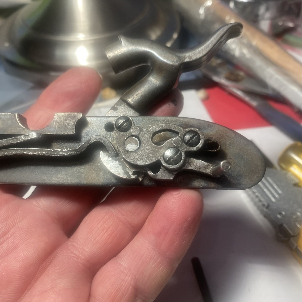CVA Lock Assembly With Bushings And Bolts From 50 Caliber Hawken Muzzleloader.