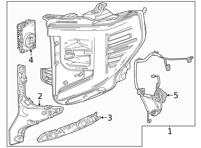 Genuine GM Inner Bracket 85543200