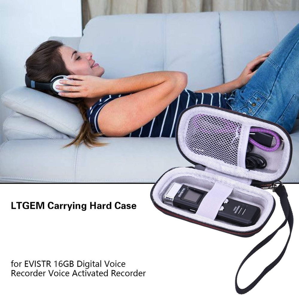 Durable Shockproof Case for Digital Voice Recorders - Water-Resistant Design