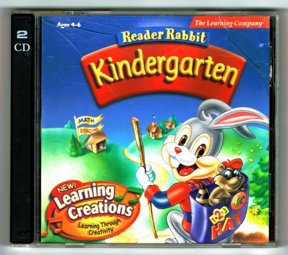 Learning Company Reader Rabbit Personalized Kindergarten Ages 4-6 (CD- ROM )