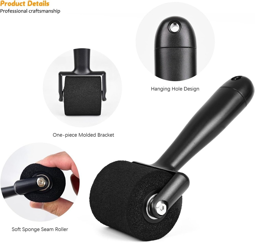 2PCs Professional Quality Sponge Seam Rollers - Enhance Your Crafting Experience