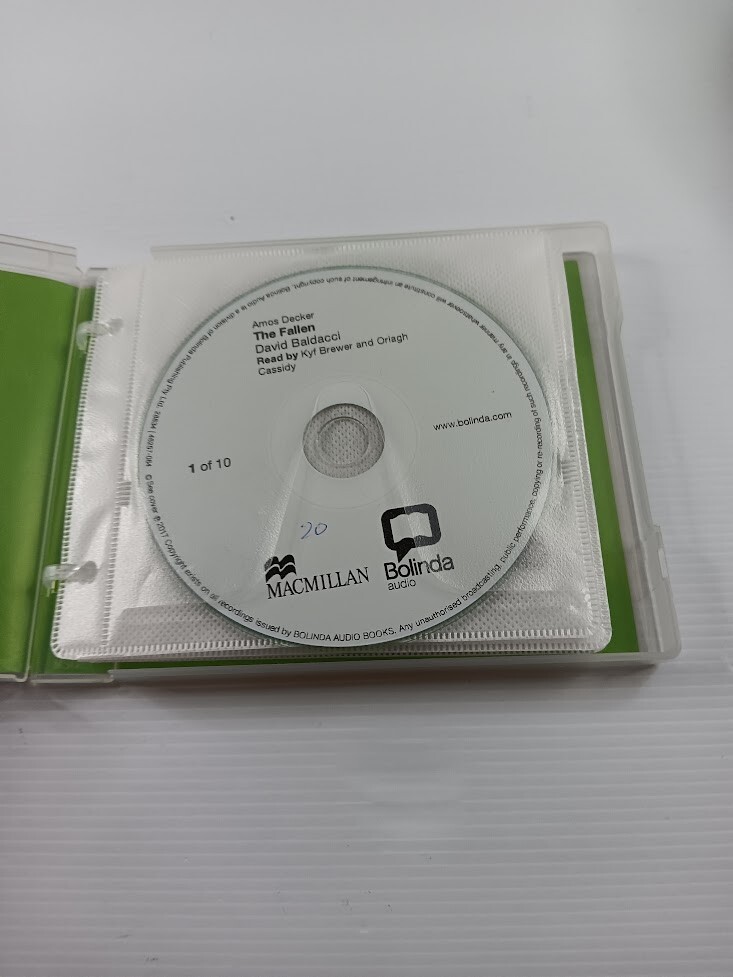 The Fallen by David Baldacci (English) Compact Disc Book