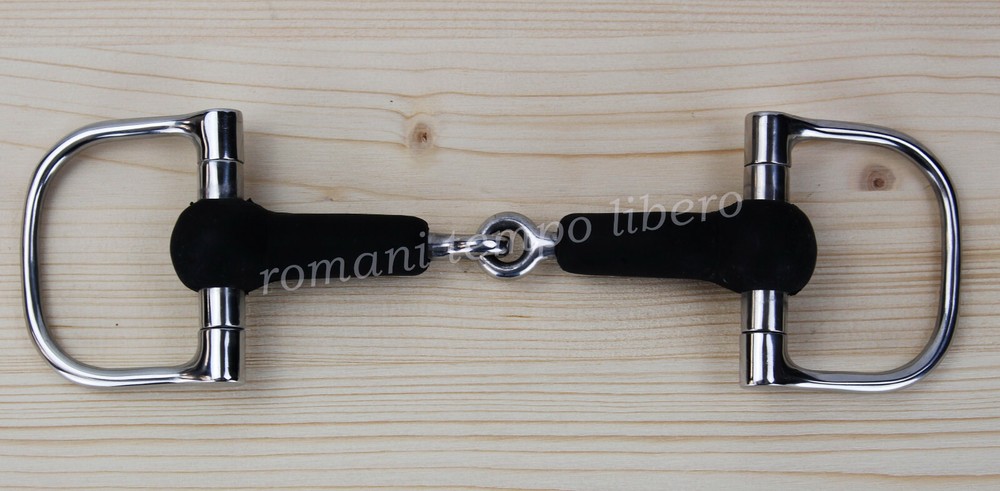Rubber Covered Single Joint Snaffle