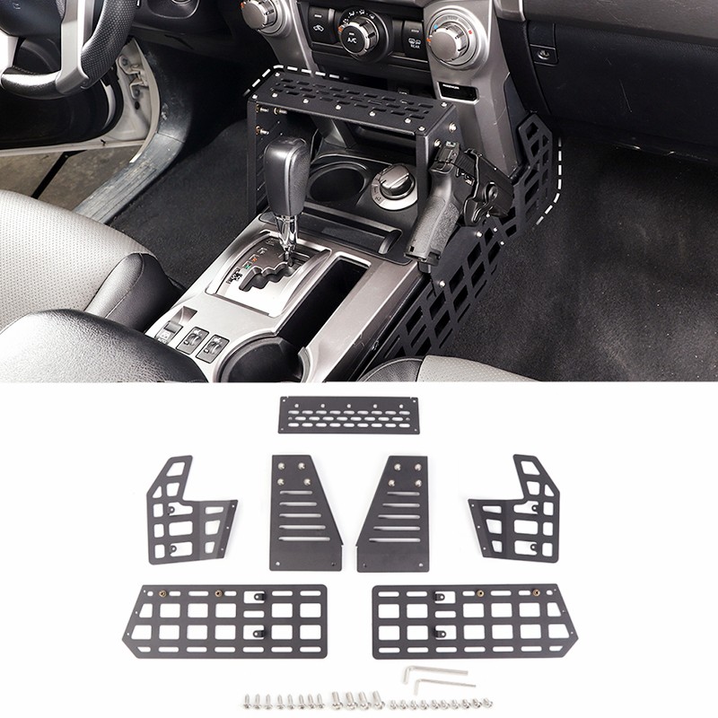 Fits For 4runner 2010+ Center Console MOLLE PANEL Bracket Rack