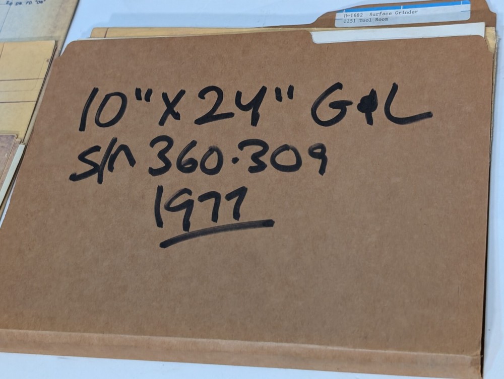 Gallmeyer Livingston Grand Rapids Grinders Reference Materials, Op Instructions