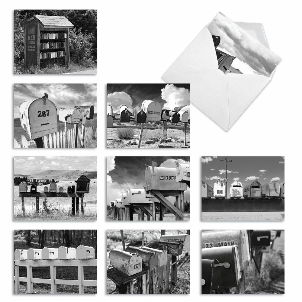 10 Assorted All Occasion Note Cards Blank - IN THE MAIL