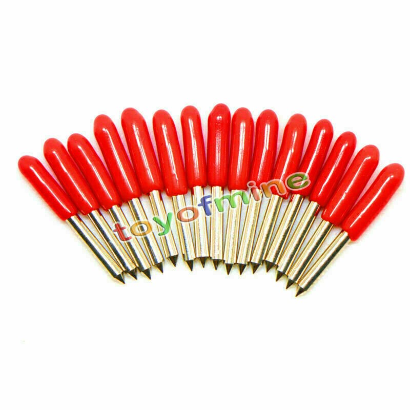 15pcs 45° degree Cutting Plotter Tungsten Blade Carbide for Roland Cutter