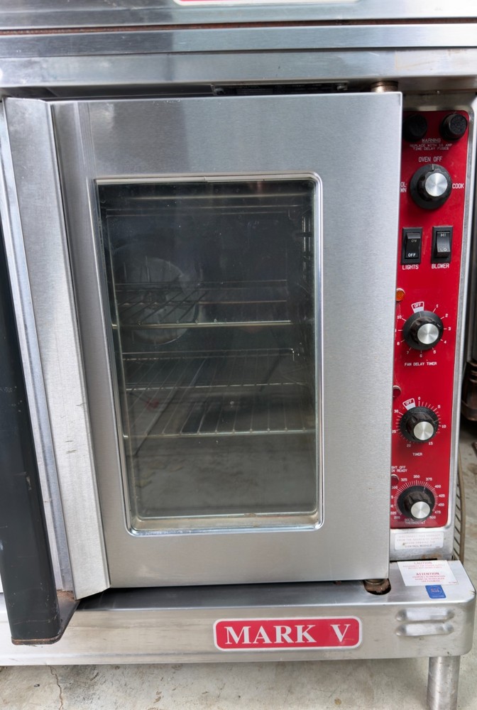 Blodgett Mark V Double Stack Full Size Electric Convection Oven 3-phase