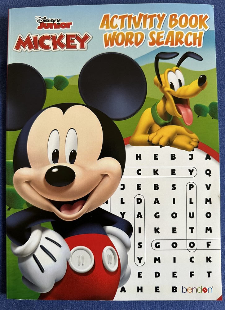 Disney Junior Mickey Activity Book Word Search