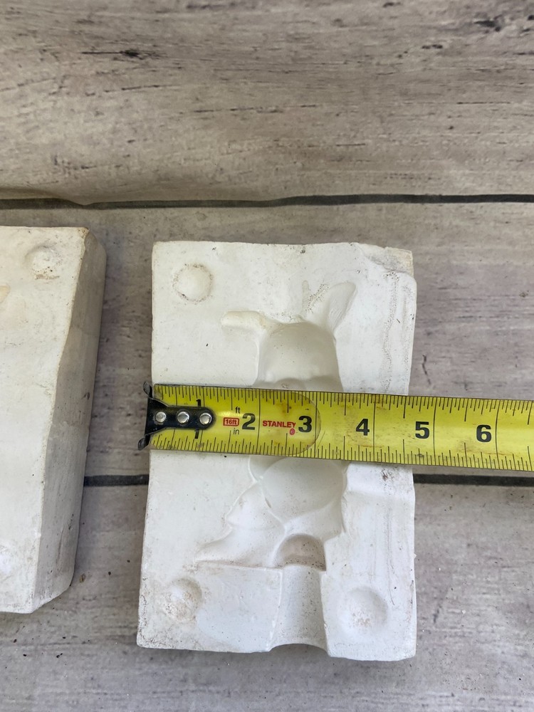 Vintage Unbranded Ceramic Slip Casting Mold Rabbit Figurine