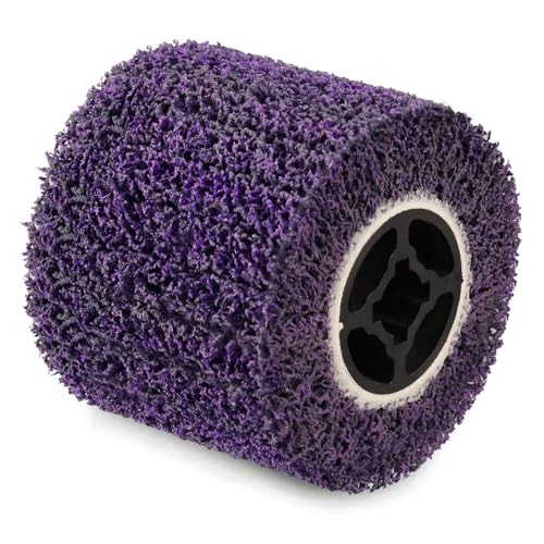 Abrasive Drawing Wheel Surface Conditioning Tool, 4.5" x 4" Wire Wheel 1