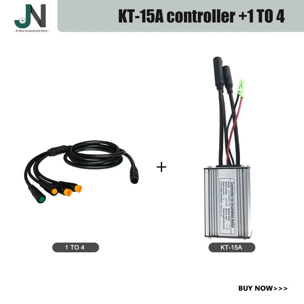 36V 48V 15A Controller Waterproof Conversion Kit with Display Throttle PAS 1T4