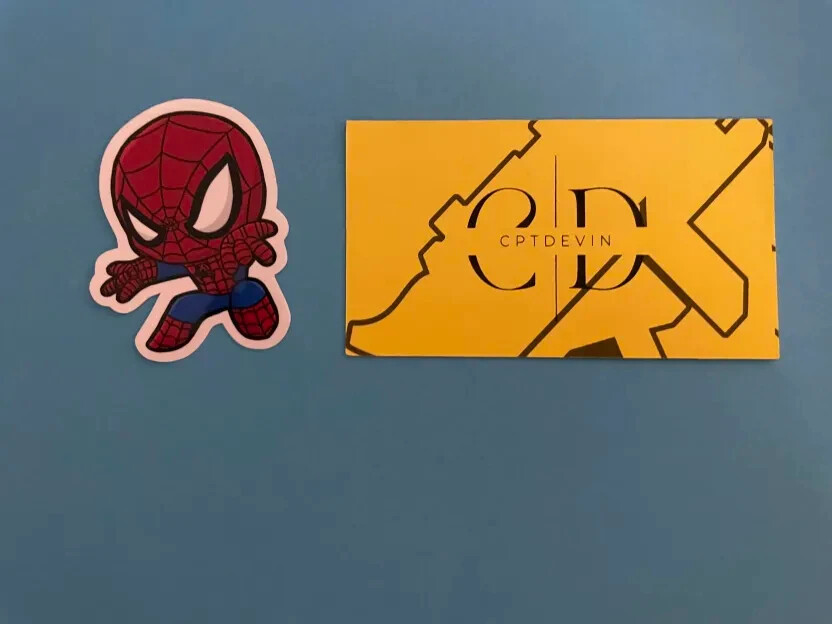 Chibi Spiderman / Spider-Man Waterproof Sticker 1.7'' x 2.2'' | Marvel