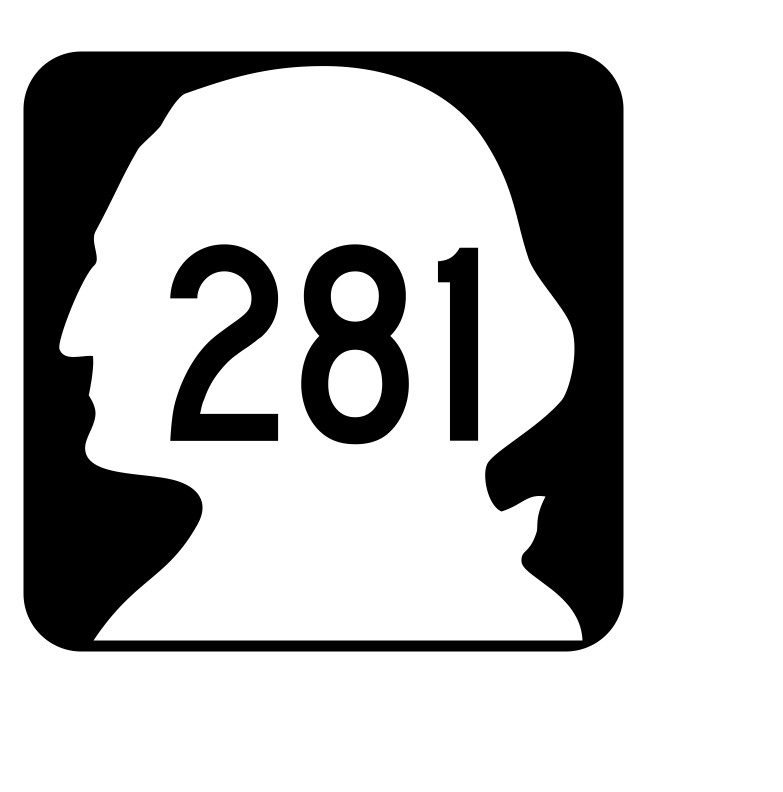 Washington State Route 281 Sticker Decal