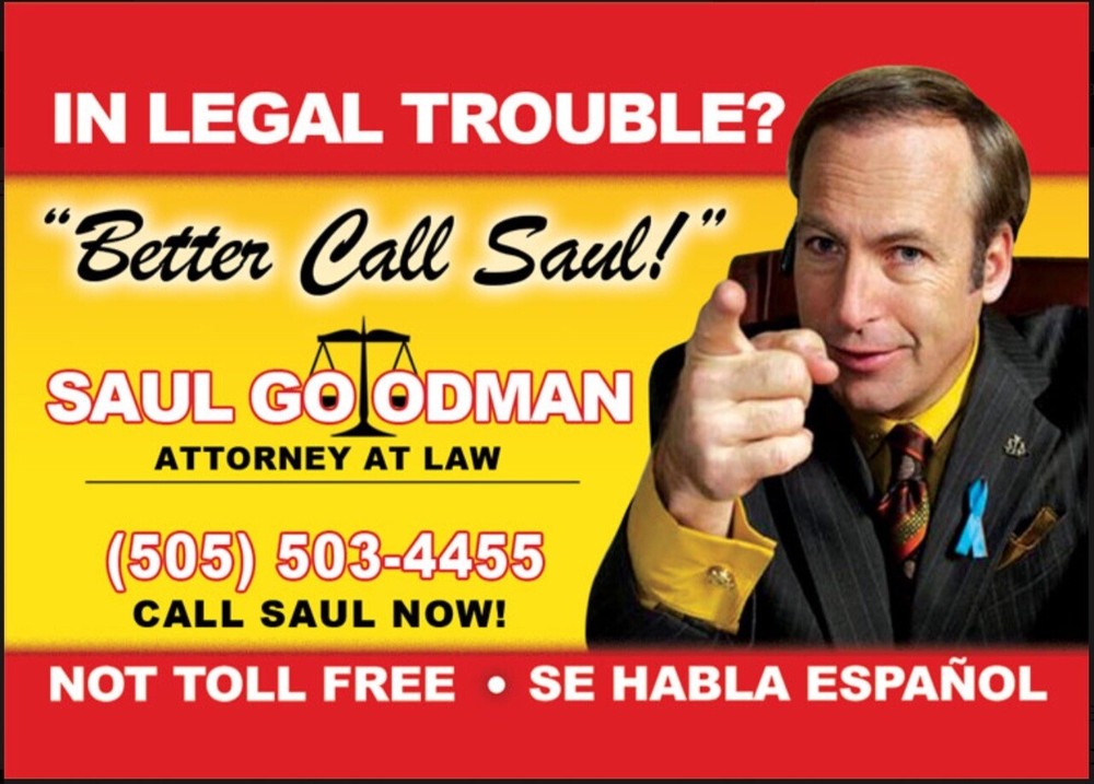 Better Call Saul 3.4” X 2.2” Laminated ID Card.