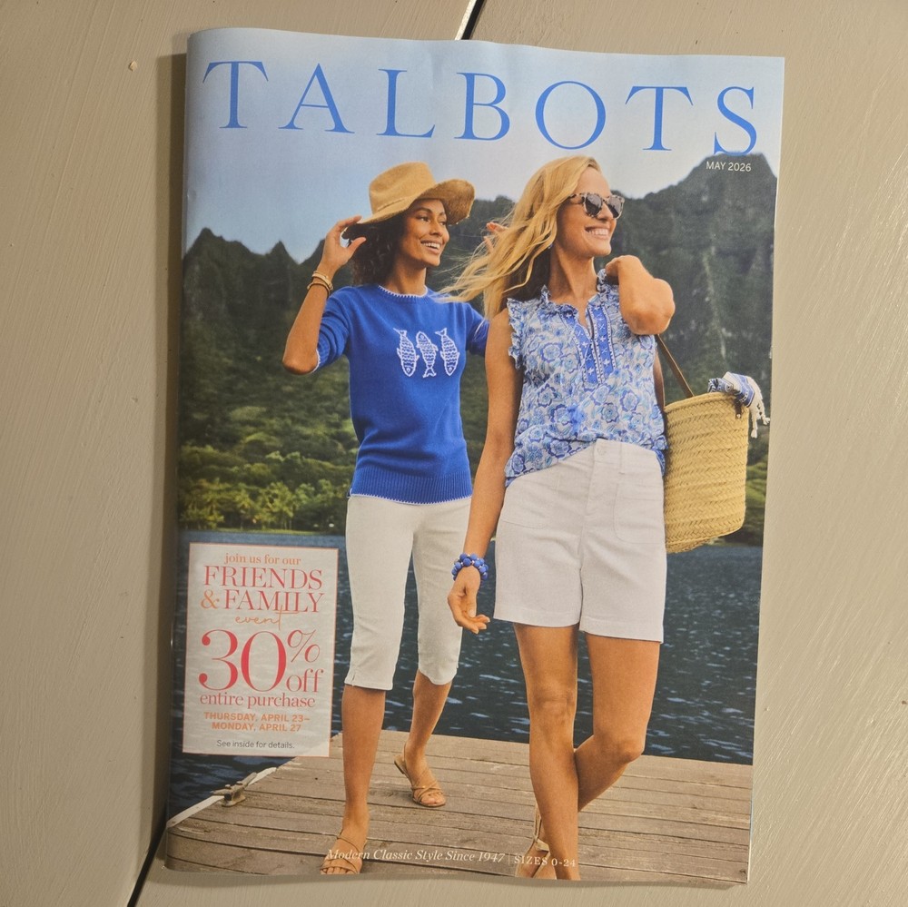 Talbots Catalog April  May Brand New!
