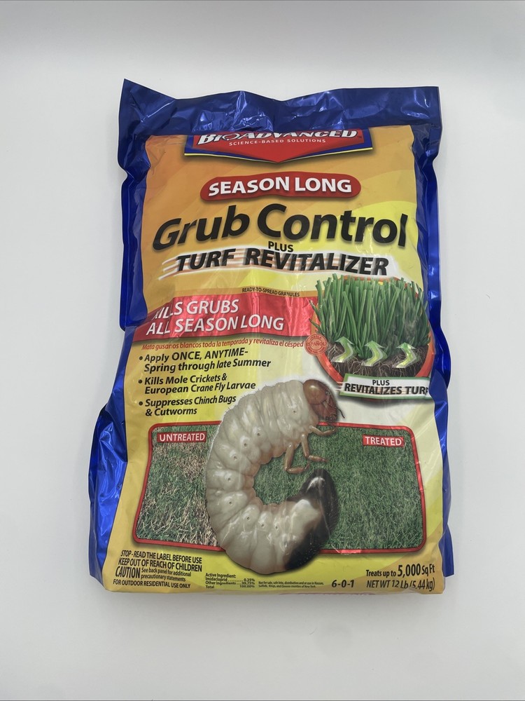Bioadvanced Season Long Grub Control Plus Turf Revitalizer 12lbs