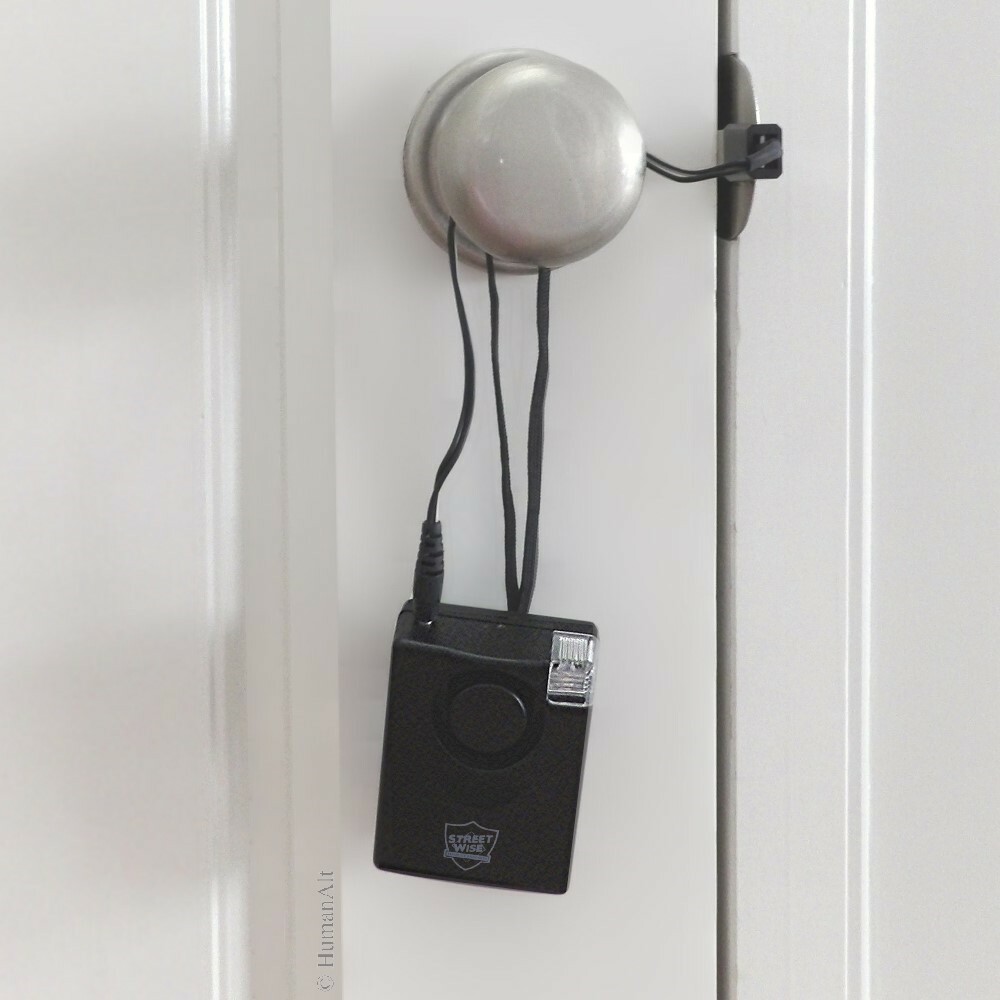 Multiuse Personal, Door, Window Alarm with Flashing Light
