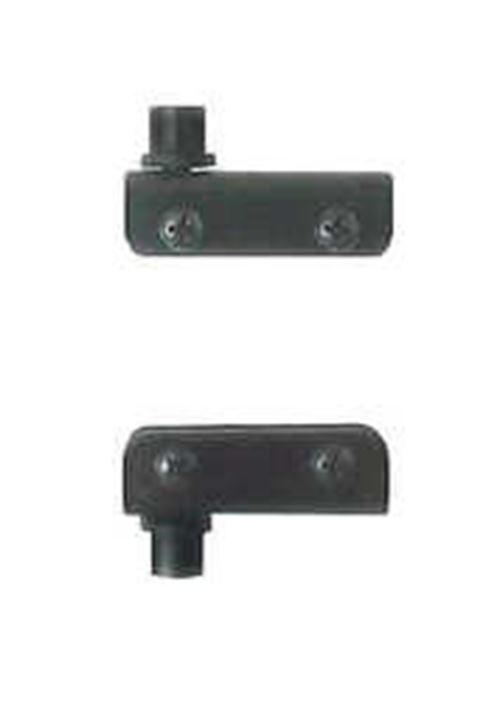 Glass Door Hinge Set w/ Spacers (Pair)