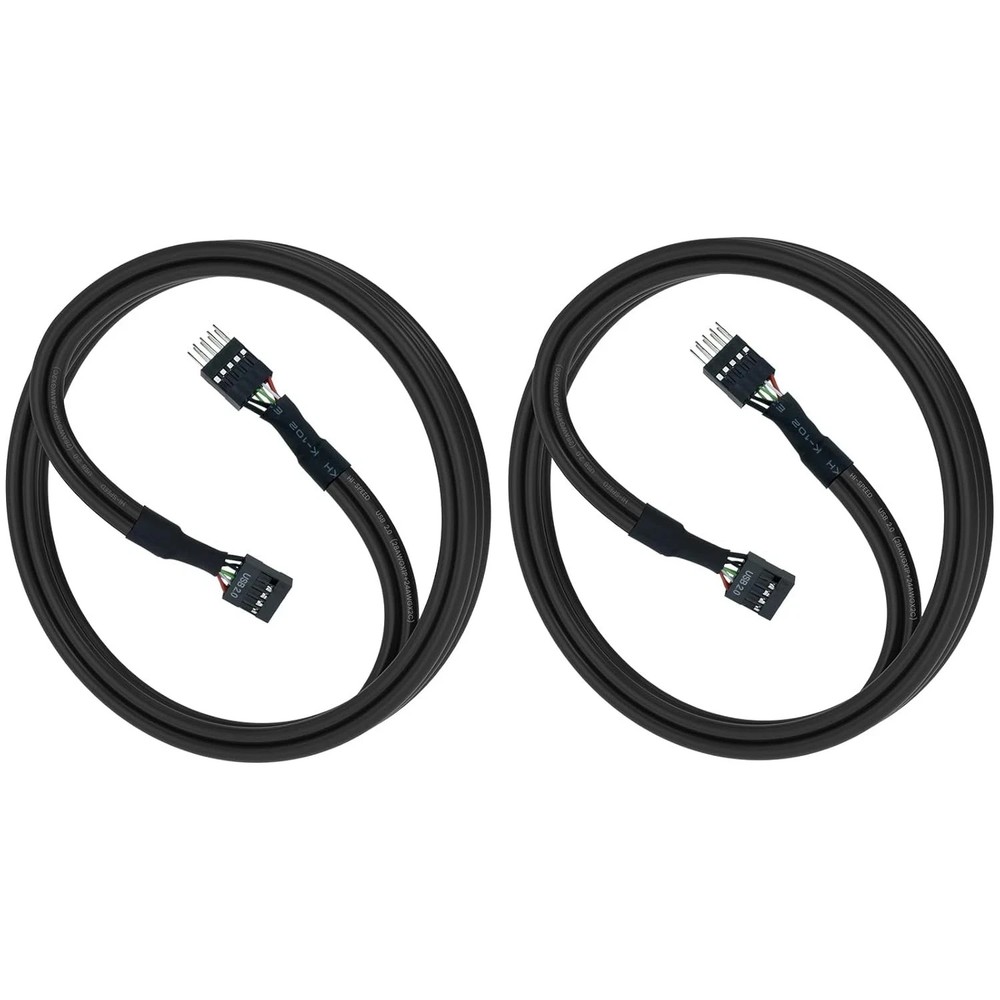 SDTC Tech USB Header Extension Cable, 20.3 inches 2.0 9-Pin