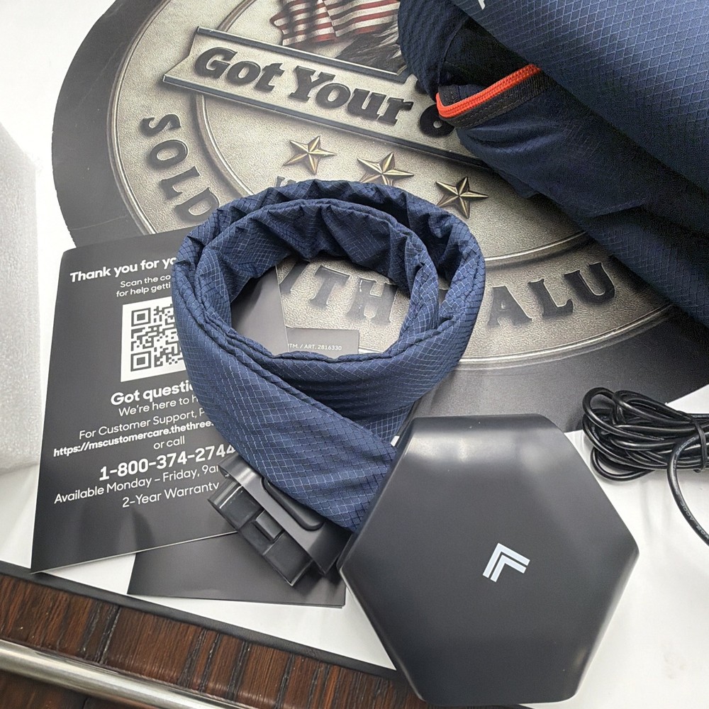 Sharper Image Air Compression Boots Flex Leg Recovery System Small/Medium (Blue)