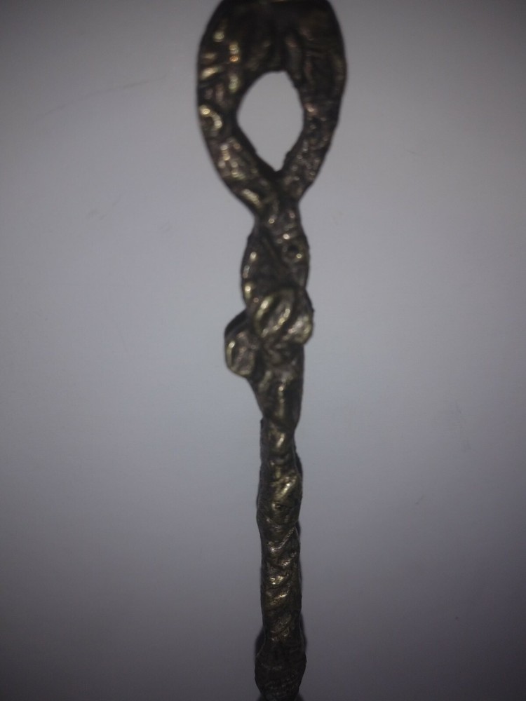 Antique ? Olive Fork Hor D'ouevres Fork w Crest ; Decorative Chic