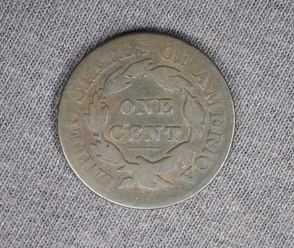 1828 Coronet Head Large Cent small date US mint copper coin 1c