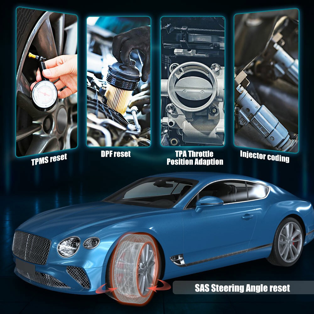 Ancel VD700-US All System Diagnostic ABS SRS DPF Car OBD2 Scanner Code Reader