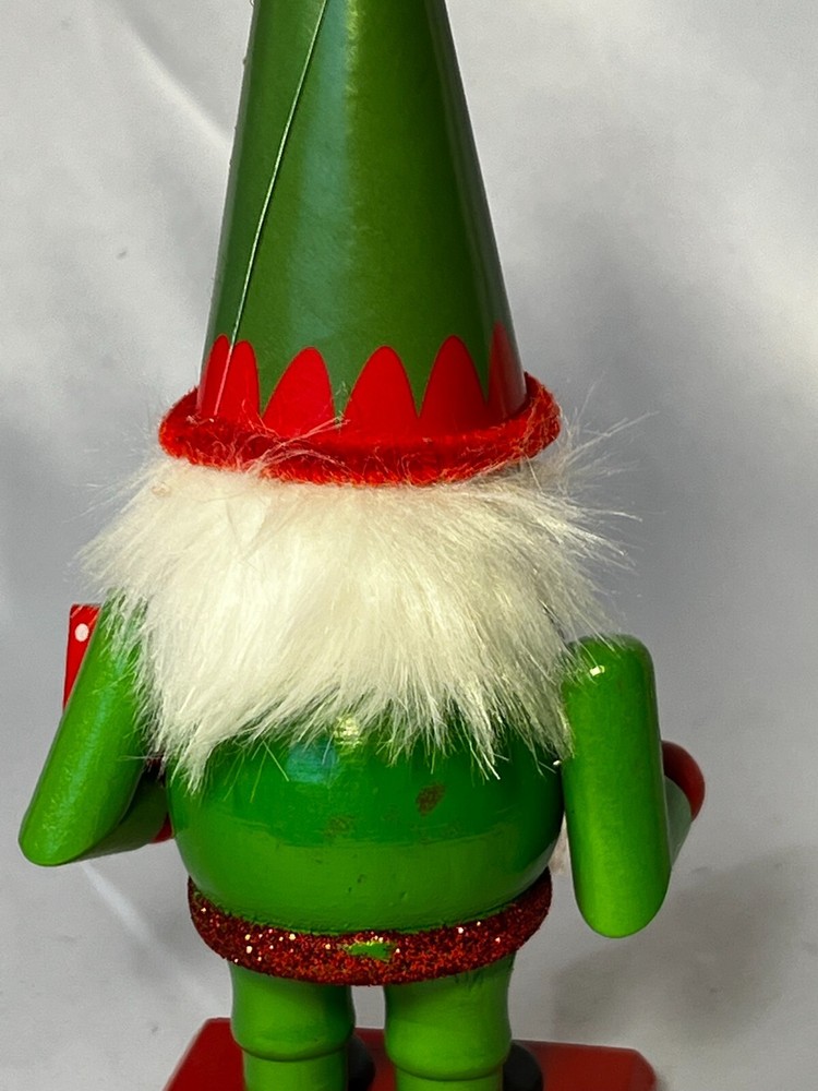 CHRISTMAS ELF GNOME NUTCRACKER~Present*Hat