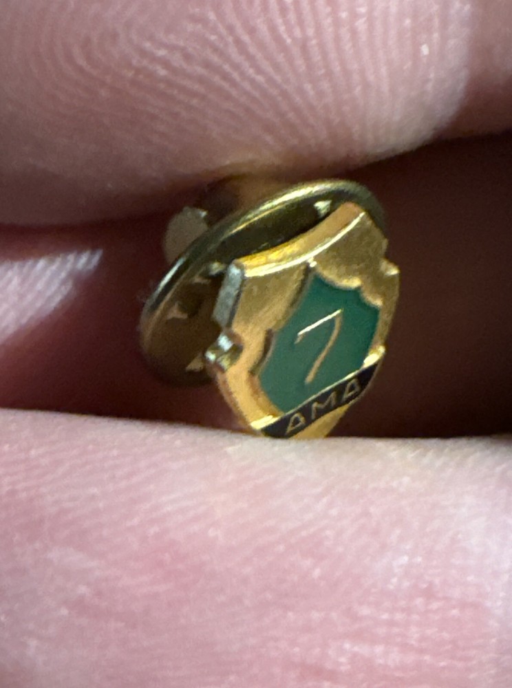Vintage AMA Member 7 Year Pin