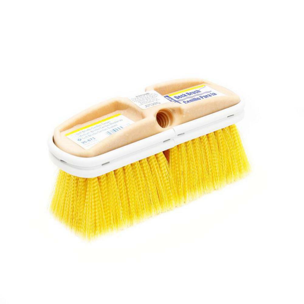 Deck Wash Brush With Threaded Hole