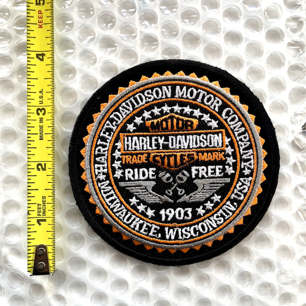 HARLEY DAVIDSON 'RIDE FREE' ROUND PATCH