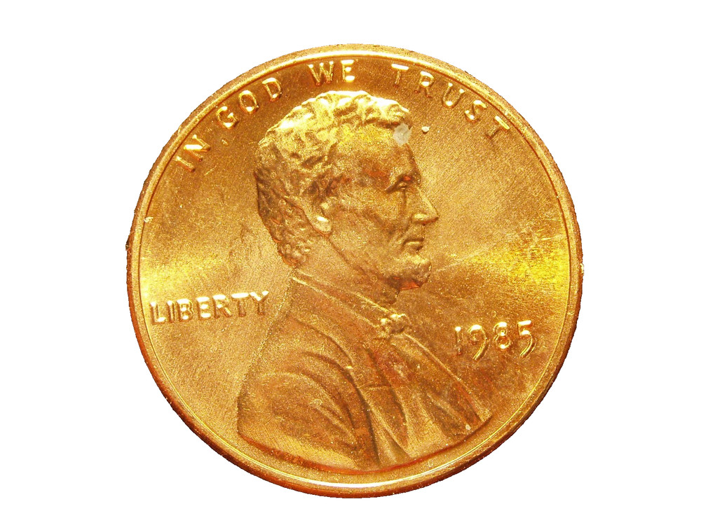 1985  UNC LINCOLN MEMORIAL CENT #8
