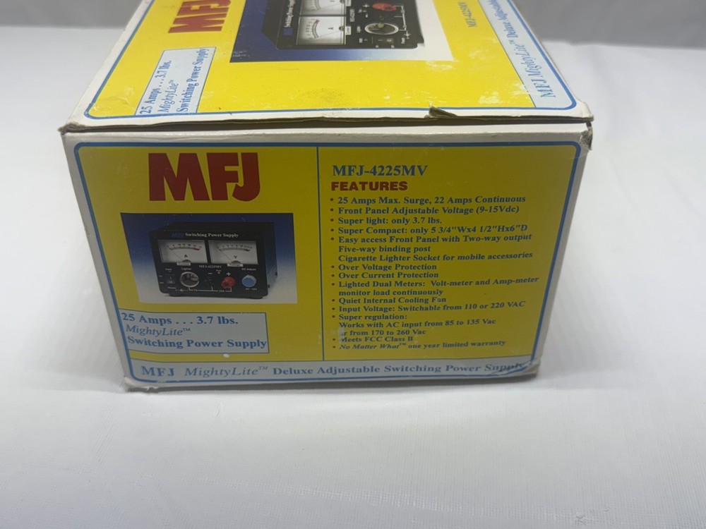 MFJ-4225MV VARIABLE SWITCHING POWER SUPPLY! NEW