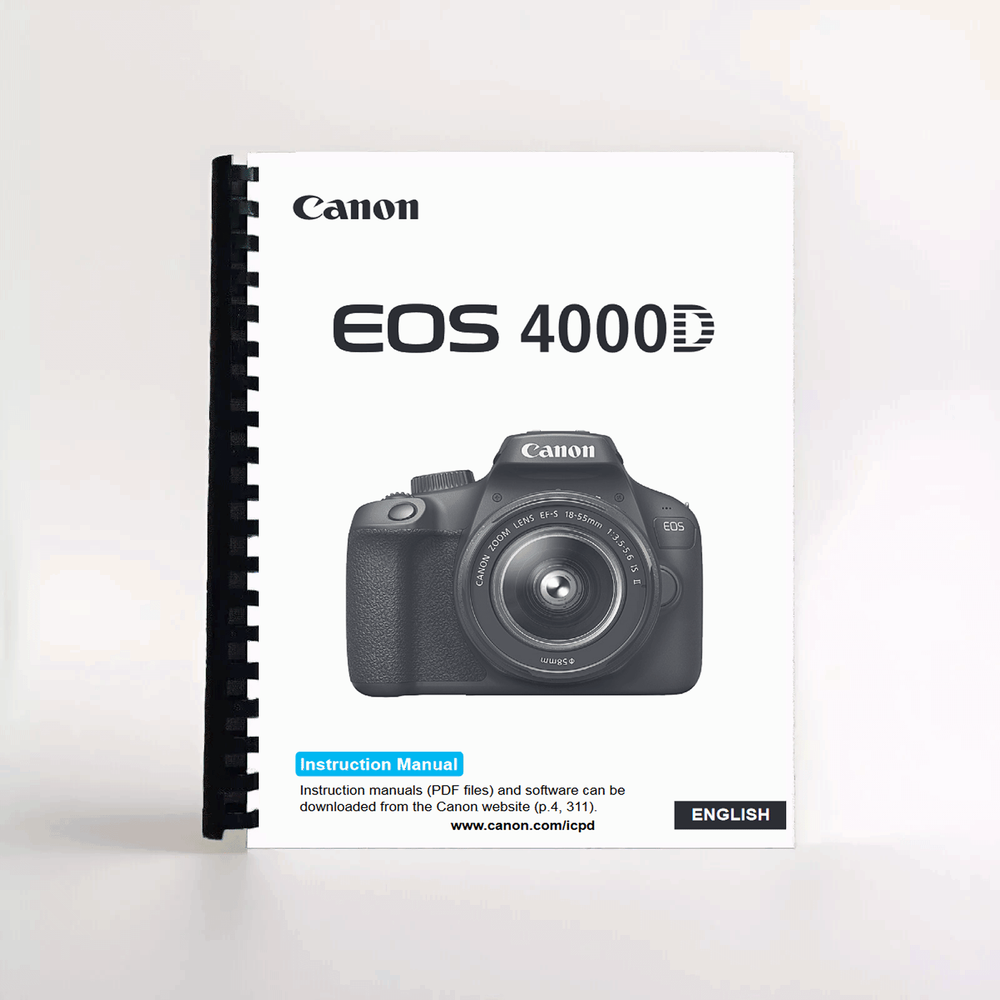 Canon EOS 4000D Instruction Manual