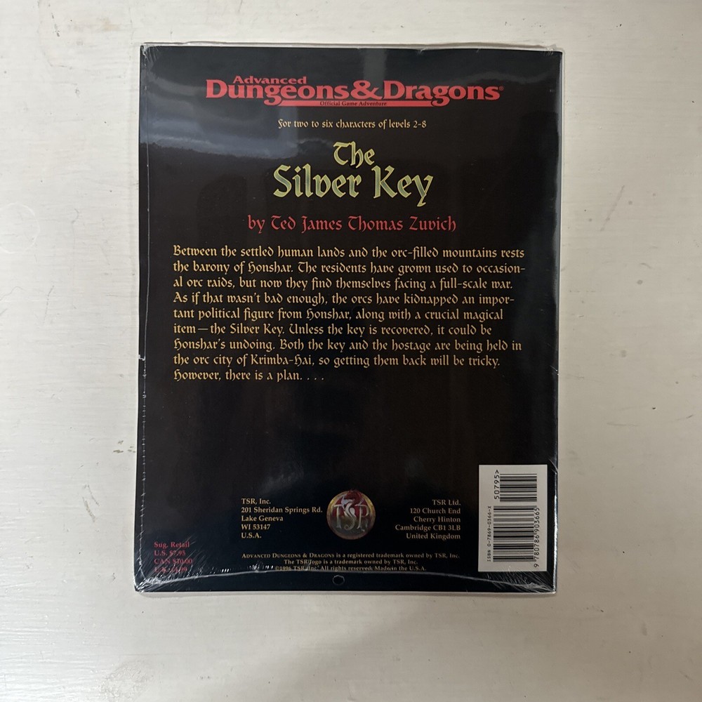 Advanced Dungeons & Dragons The Silver Key