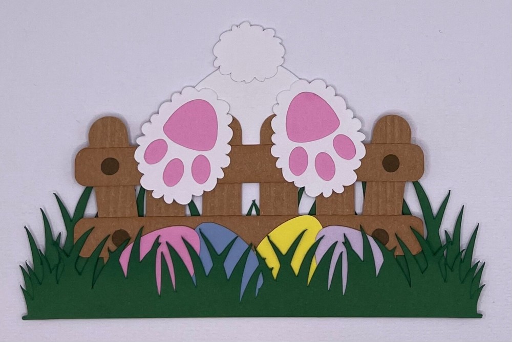 Easter - Handmade Paper Piecing Scrapbook Embellishment Die Cuts