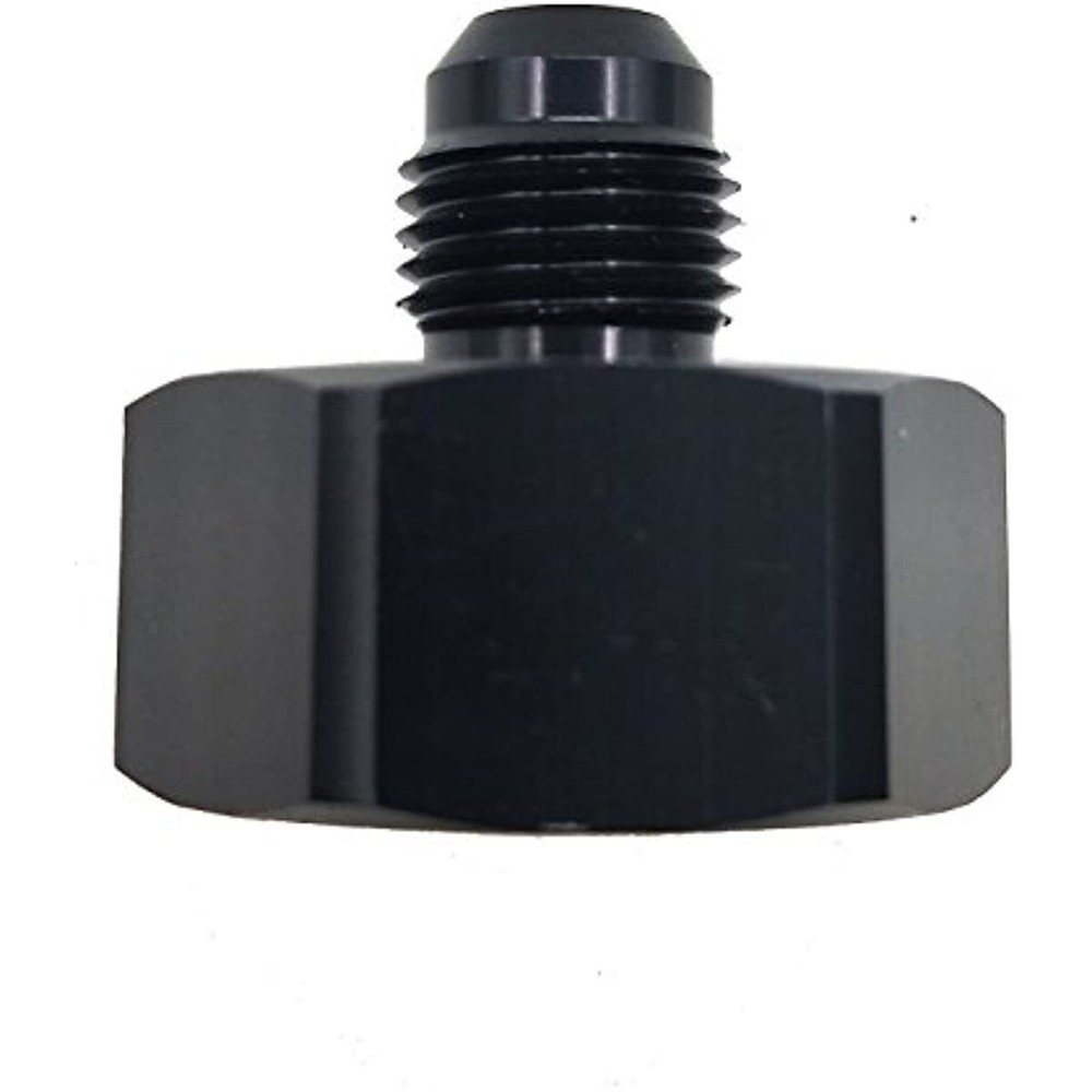 Nitrous Bottle Nut Adapter With Washer (Black, 4AN)