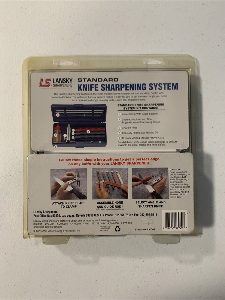 Lansky Standard Controlled Angle Knife Sharpening System LKC03 Complete