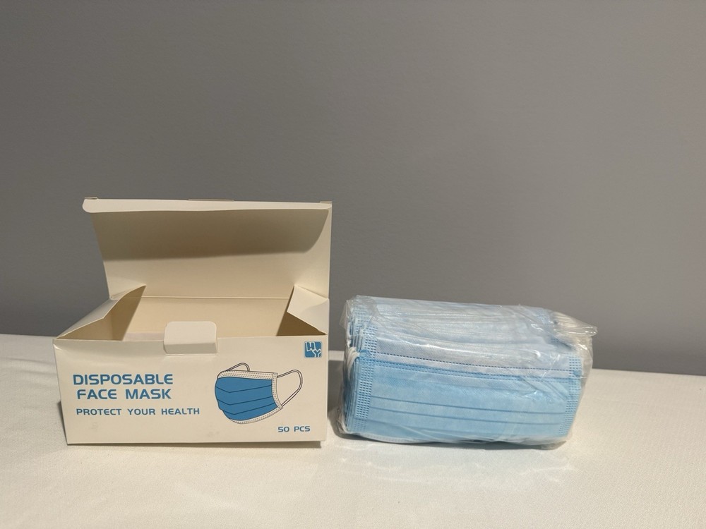 Disposable Face Mask 50 Count New