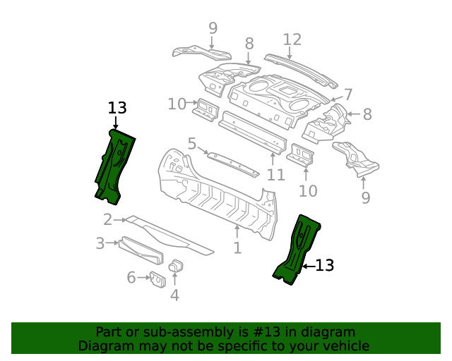 Genuine GM Support Brace 10414382