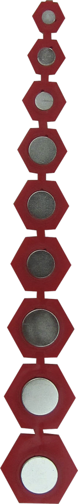 Lang Tools 520 9-Pieces SAE Magnetic Socket Inserts