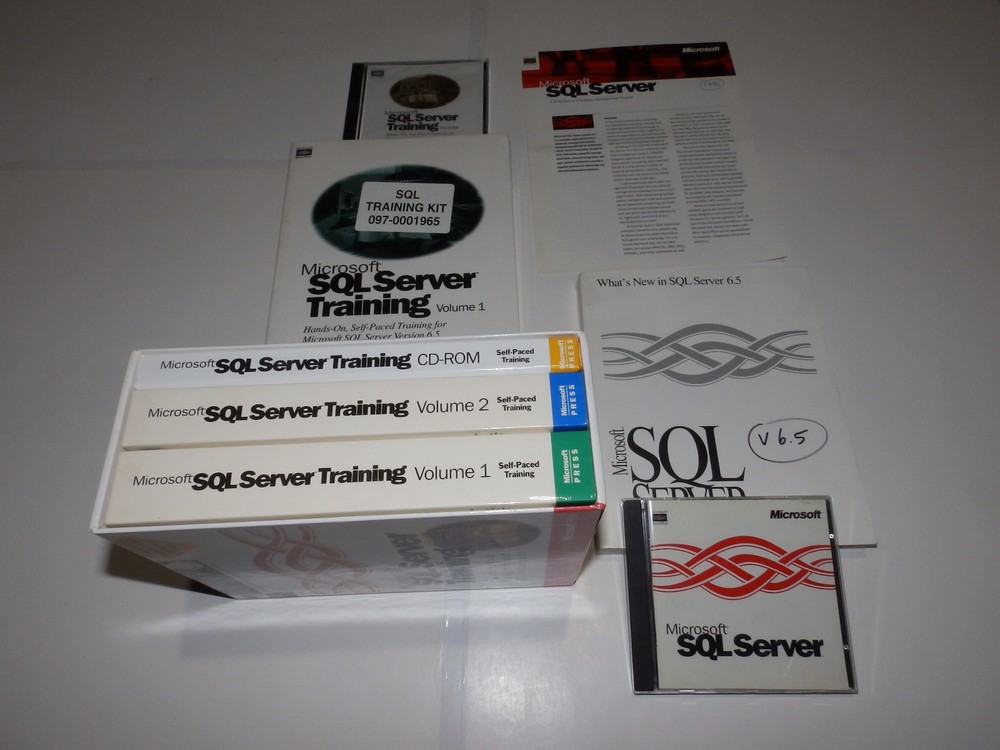 Vintage Software - Microsoft SQL Server v6.5 & v4.21 (full), v2000 EE (eval kit)