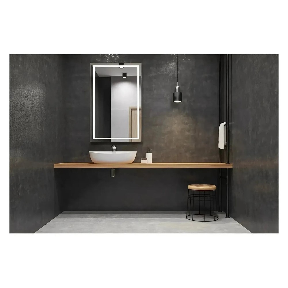 ZEPHYR LED LIGHTED BATHROOM VANITY RECTANGLE MIRROR - 48 x 28